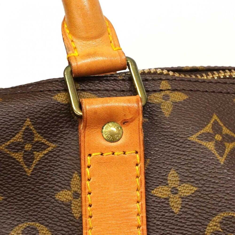 LOUIS VUITTON Brown Monogram Keepall 60 Boston Bag - Picture 9 of 12
